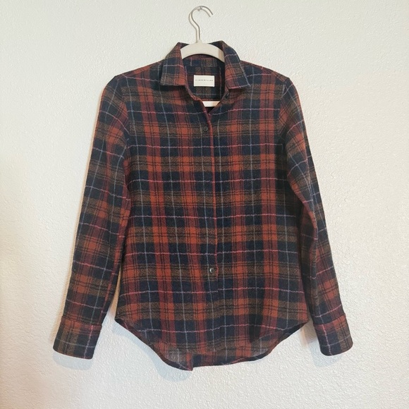 SIMON MILLER button down flannel Wool - Picture 1 of 7